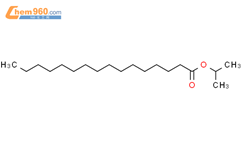 棕榈酸异丙酯结构式图片|142-91-6结构式图片