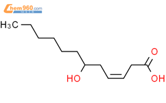 3-Dodecenoic acid,6-hydroxy-结构式图片|1420-14-0结构式图片
