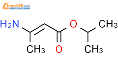 3-氨基巴豆酸异丙酯结构式图片|14205-46-0结构式图片