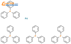 四三苯基膦钯结构式图片|14221-01-3结构式图片