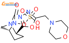 (2S,5R)-2-[5-(4-吗啉基甲基)-1,3,4-恶二唑-2-基]-6-(磺氧基)-1,6-二氮杂双环[3.2.1]辛烷-7-酮结构式图片|1426652-55-2结构式图片
