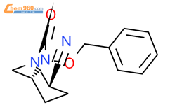 rel-(1R,2S,5R)-7-氧代-6-(苯甲氧基)-1,6-二氮杂双环[3.2.1]辛烷-2-羰基腈结构式图片|1427462-68-7结构式图片
