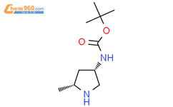 cis-(5-Methyl-pyrrolidin-3-yl)-carbamic acid tert-butyl ester结构式图片|1428540-34-4结构式图片