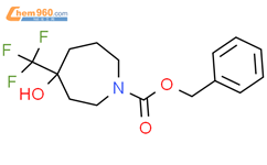 Benzyl 4-hydroxy-4-(trifluoromethyl)azepane-1-carboxylate结构式图片|1428575-33-0结构式图片