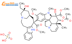 硫酸长春碱结构式图片|143-67-9结构式图片