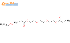 1,2-乙二基双(氧基-2,1-乙二基)双丙烯酸酯-乙烯醇结构式图片|143114-02-7结构式图片