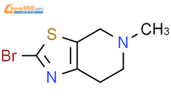 2-溴-5-甲基-4,5,6,7-四氢噻唑并[5,4-c]吡啶结构式图片|143150-92-9结构式图片