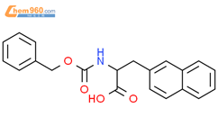 Cbz-3-(2-萘基)-D-丙氨酸结构式图片|143218-10-4结构式图片