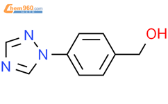 4-(1H-1,2,4-三唑-1-基)苄醇结构式图片|143426-50-0结构式图片