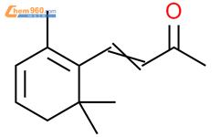 3-Buten-2-one,4-(2,6,6-trimethyl-1,3-cyclohexadien-1-yl)- (8CI,9CI)结构式图片|14375-39-4结构式图片