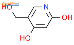 2,4-二羟基-5-羟甲基吡啶结构式图片|143834-60-0结构式图片