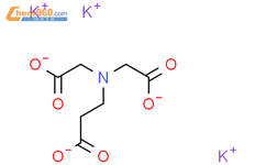 tripotassium 3-[bis(2-oxido-2-oxo-ethyl)amino]propanoate结构式图片|143843-76-9结构式图片