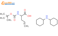 Boc-L-烯丙基甘氨酸二环己胺盐结构式图片|143979-15-1结构式图片