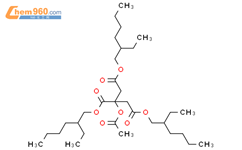 乙酰柠檬酸三辛酯结构式图片|144-15-0结构式图片