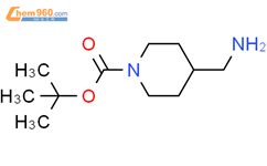 1-叔丁氧羰基-4-氨甲基哌啶结构式图片|144222-22-0结构式图片