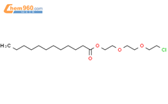 Dodecanoic acid, 2-[2-(2-chloroethoxy)ethoxy]ethyl ester结构式图片|144650-86-2结构式图片