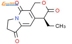 1H-Pyrano[3,4-f]indolizine-3,6,10(4H)-trione, 4-ethyl-7,8-dihydro-, (S)-结构式图片|144732-85-4结构式图片
