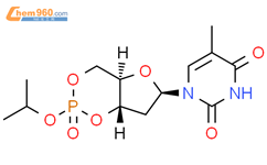 环3',5'-[1-甲基乙基(S) -磷酸]胸苷激酶结构式图片|1448853-78-8结构式图片