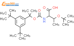 L-Threonine,N-[[1-[3,5-bis(1,1-dimethylethyl)phenyl]-1-methylethoxy]carbonyl]-O-(1,1-dimethylethyl)-结构式图片|145089-17-4结构式图片