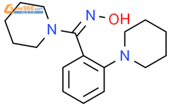 Piperidine, 1-[(E)-(hydroxyimino)[2-(1-piperidinyl)phenyl]methyl]-结构式图片|145090-51-3结构式图片