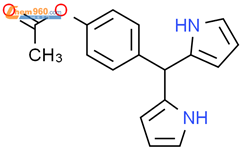 Phenol, 4-(di-1H-pyrrol-2-ylmethyl)-, 1-acetate结构式图片|1451003-13-6结构式图片