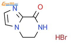 6,7-二氢-咪唑[1,2- a]吡嗪-8(5H)-酮 氢溴酸盐结构式图片|1451215-03-4结构式图片