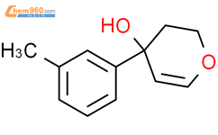 2H-Pyran-4-ol, 3,4-dihydro-4-(3-methylphenyl)-结构式图片|145127-41-9结构式图片
