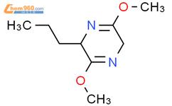(2R)-3,6-二甲氧基-2-丙基-2,5-二氢吡嗪结构式图片|145206-43-5结构式图片