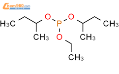 Phosphorous acid, ethyl bis(1-methylpropyl) ester结构式图片|14540-18-2结构式图片
