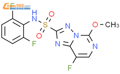 双氟磺草胺结构式图片|145701-23-1结构式图片
