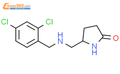 5-(((2,4-二氯苄基)氨基)甲基)吡咯烷-2-酮结构式图片|1457939-51-3结构式图片