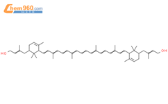 ε、 ε-胡萝卜素，2,2’-双（4-羟基-2-甲基-2-丁烯基）-（9CI）结构式图片|146285-20-3结构式图片