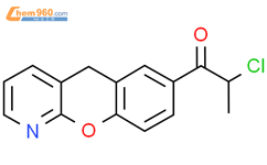 2-Chloro-1-(5H-chromeno(2,3-b)pyridin-7-yl)-1-propanone结构式图片|146330-68-9结构式图片
