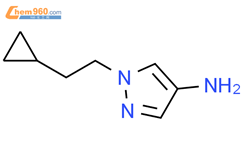 1H-Pyrazol-4-amine, 1-(2-cyclopropylethyl)-结构式图片|1464950-53-5结构式图片