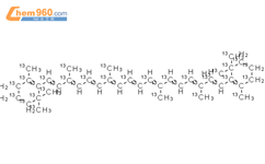 [13C4]-β-胡萝卜素结构式图片|146563-29-3结构式图片