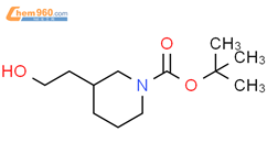 1-Boc-3-羟乙基哌啶结构式图片|146667-84-7结构式图片