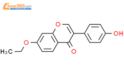 7-乙氧基-3-(4-羟基苯基)-4H-苯并吡喃-4-酮结构式图片|146698-96-6结构式图片