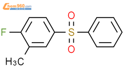 Benzene, 1-fluoro-2-methyl-4-(phenylsulfonyl)-结构式图片|147355-93-9结构式图片