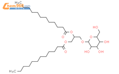b-D-Glucopyranoside,2,3-bis[(1-oxododecyl)oxy]propyl结构式图片|147514-22-5结构式图片