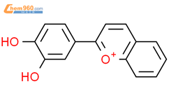 1-Benzopyrylium, 2-(3,4-dihydroxyphenyl)-
