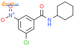 3-Chloro-n-cyclohexyl-5-nitrobenzamide结构式图片|1480524-41-1结构式图片
