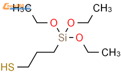γ-巯丙基三乙氧基硅烷结构式图片|14814-09-6结构式图片