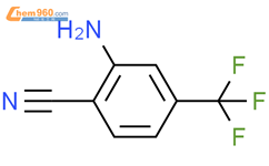 2-氨基-4-三氟甲基苯腈结构式图片|1483-54-1结构式图片
