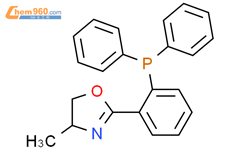 Oxazole,2-[2-(diphenylphosphino)phenyl]-4,5-dihydro-4-methyl-, (4S)-结构式图片|148461-12-5结构式图片