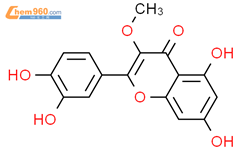 3-O-甲基五羟黄酮结构式图片|1486-70-0结构式图片