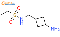Ethanesulfonamide, N-[(3-aminocyclobutyl)methyl]-结构式图片|1487654-42-1结构式图片