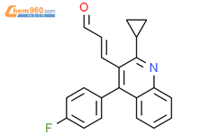 (E)-3-[2-环丙基-4-(4-氟苯基)-3-喹啉-2-丙烯醛结构式图片|148901-68-2结构式图片