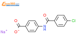 4-[(4-氯苯甲酰基)氨基]苯甲酸钠结构式图片|1489170-67-3结构式图片