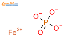 磷酸亚铁结构式图片|14940-41-1结构式图片