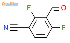 2,4-二氟-3-甲酰基苯腈结构式图片|149489-14-5结构式图片